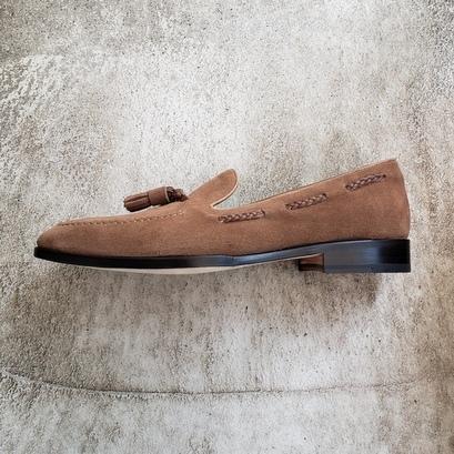 POLPETTA（ポルペッタ） タッセルローファー（ブラウンスエード） : SO