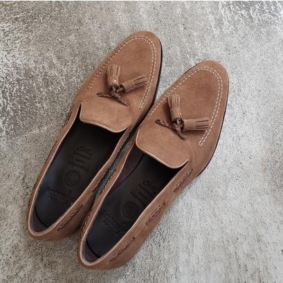 POLPETTA（ポルペッタ） タッセルローファー（ブラウンスエード） : SO