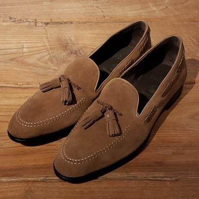 POLPETTA（ポルペッタ） タッセルローファー（ブラウンスエード） : SO