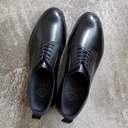 WH ダブルエイチ プレーントゥ WHU-0001（ブラック） : SO-KUTSU