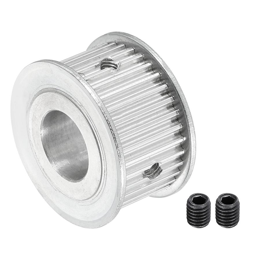 uxcell 3m35歯タイミングプーリー アルミ同期ホイール タイミング