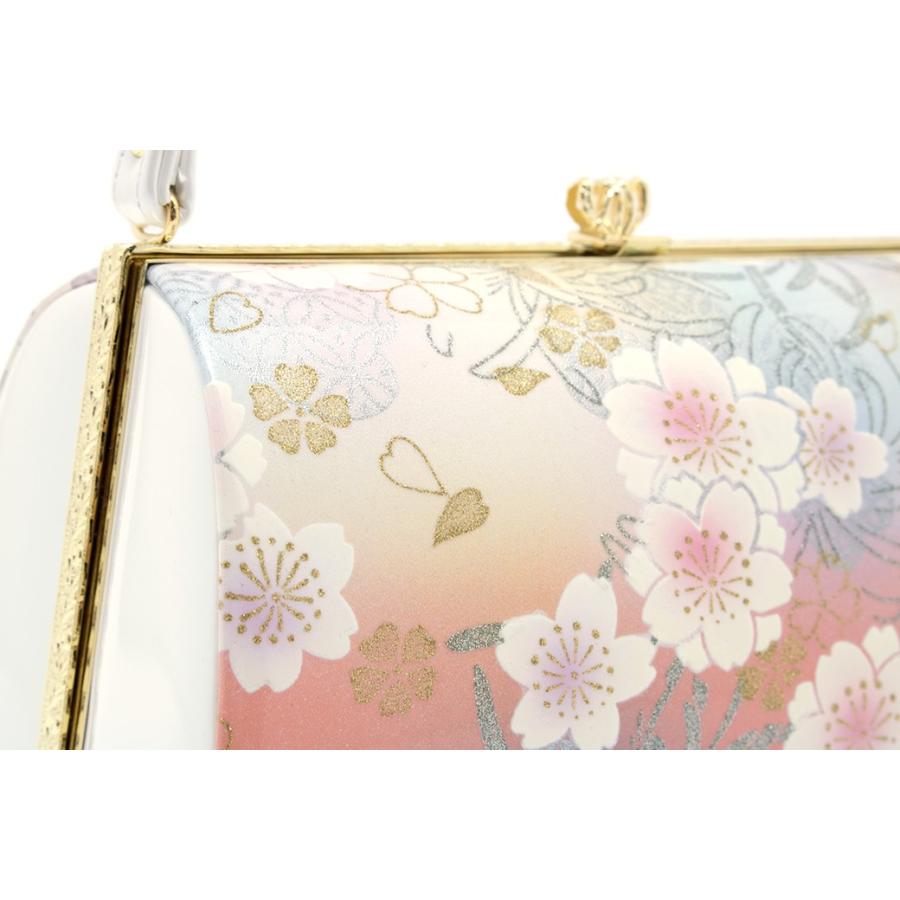 和装用 草履とバッグセット 花柄 パステルカラー ゴールド ピンク 山庄