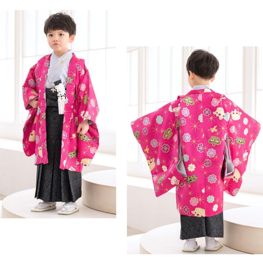 SOUBIEN（創美苑） 七五三 レンタル 5歳 衣装 着物 男の子 フルセット