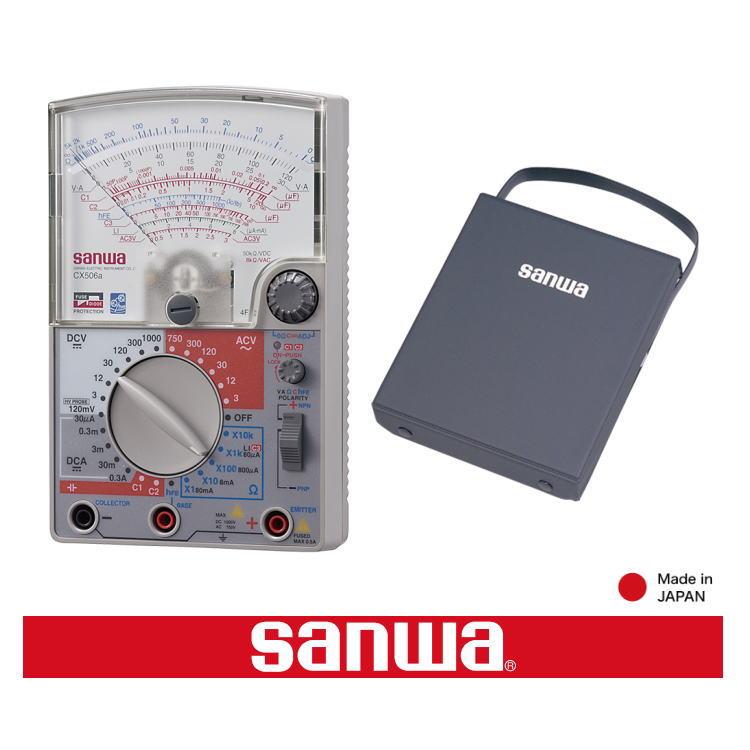 アナログテスタ CX506a/CCA ケース付 三和電気計器 SANWA CX-506a : 創