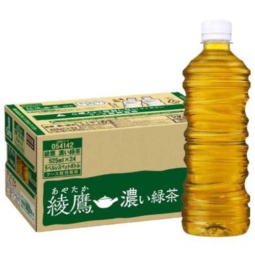 綾鷹 濃い緑茶 PET ラベルレス ( 525ml×24本 )/ : 爽快ドラッグ - 通販