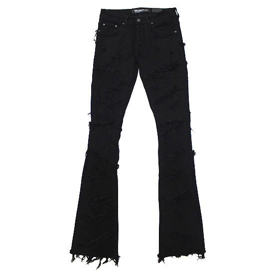 VALABASAS ヴァラバサス フレアデニムパンツ EYEORE STACKED FLARE