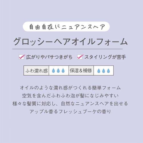 エアリー＆イージー グロッシーオイル フォーム ( 150ml )/ ヘアオイル