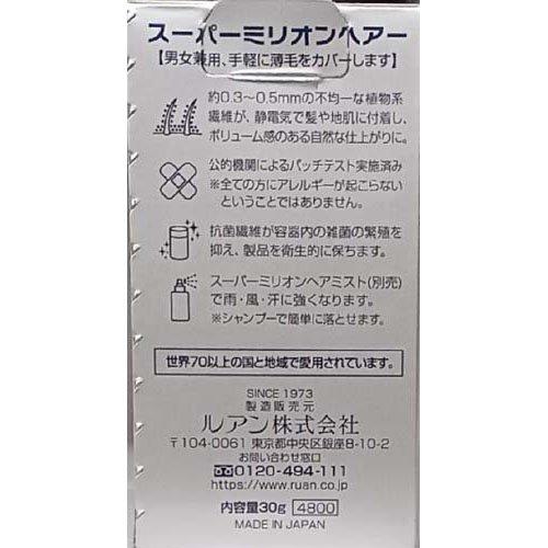 スーパーミリオンヘアー ブラック ( 30g )/ スーパーミリオンヘア 薄毛