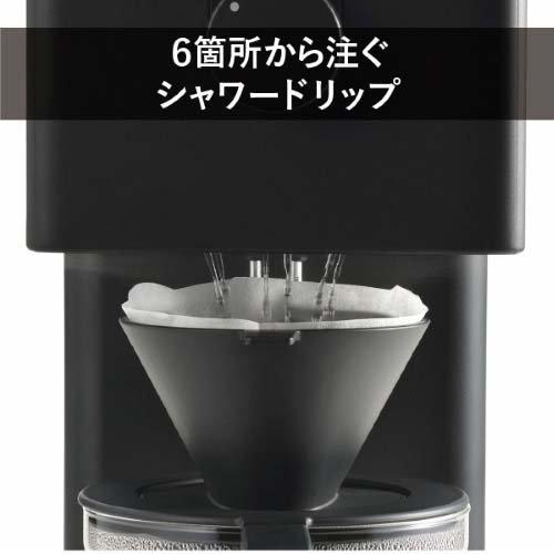 ツインバード 全自動コーヒーメーカー 6カップ用 CM-D465B ブラック