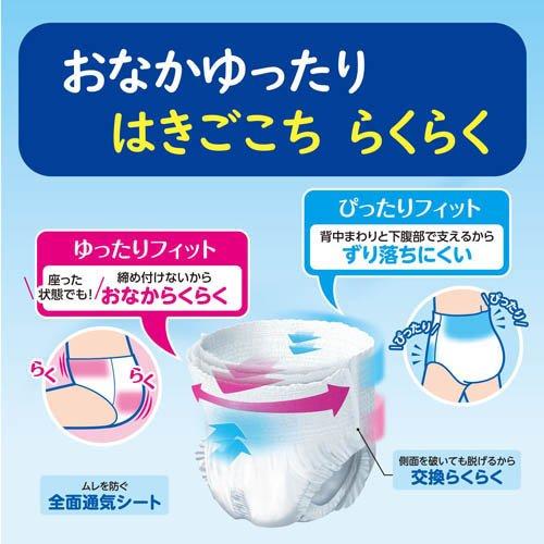 サルバ やわ楽パンツ うす型 男女共用 L-LLサイズ 2回吸収 ( 22枚入