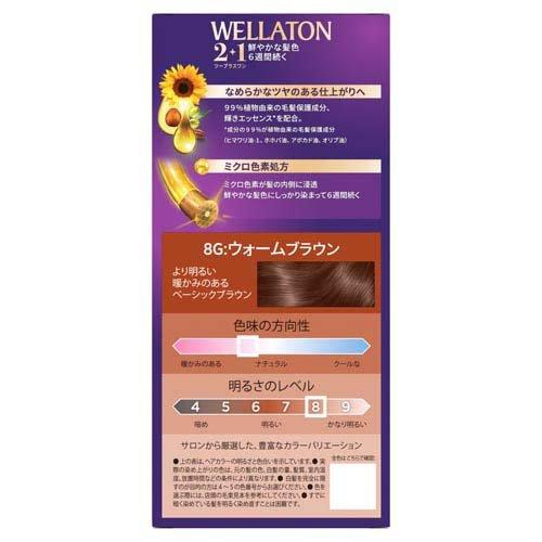 ウエラトーン2+1 クリームタイプ 8G より明るいウォームブラウン ( 1箱