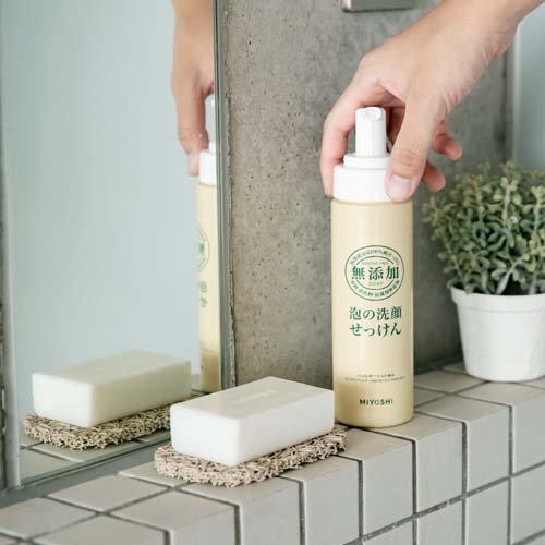 ミヨシ石鹸 無添加 泡の洗顔せっけん リフィル ( 180ml*3袋セット