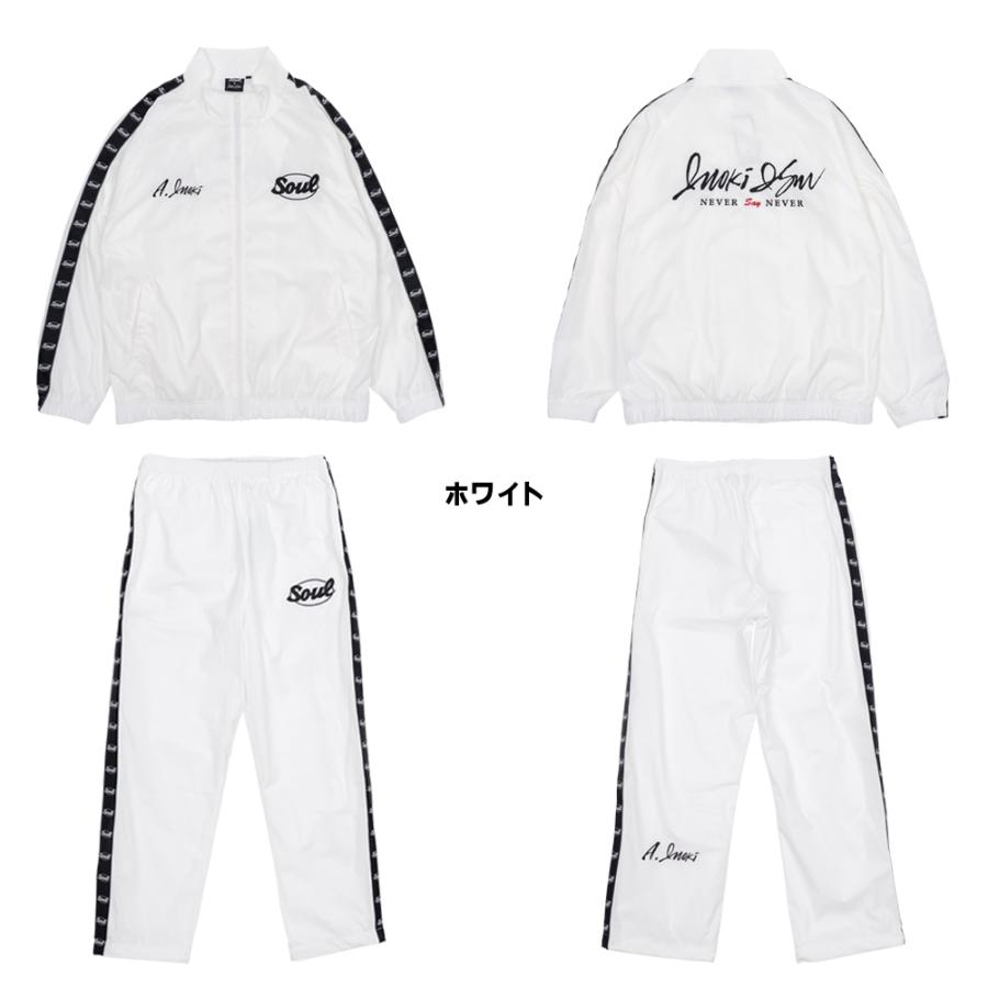SOUL×アントニオ猪木 セットアップ ジップJKT ラグラン パンツ 袖