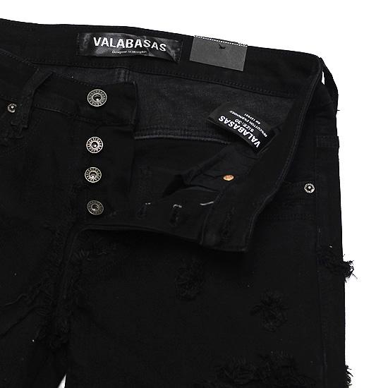 VALABASAS ヴァラバサス フレアデニムパンツ EYEORE STACKED FLARE