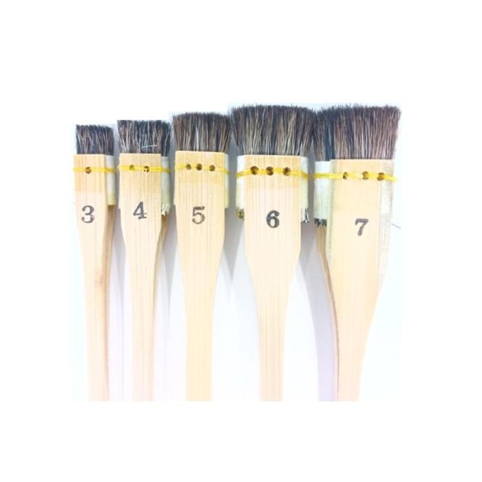 takeda ボカシ刷毛 鹿毛 3号 1本入り ( 筆 はけ ハケ スパッタリング