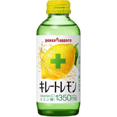pokka sapporo（ポッカサッポロ） キレートレモン 155ml 瓶 24本入