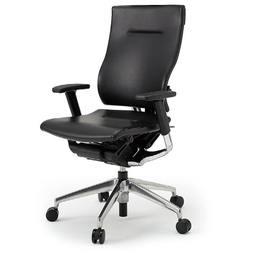 スピーナ チェア イトーキ ITOKI Spina レザータイプ 背レザー 可動肘