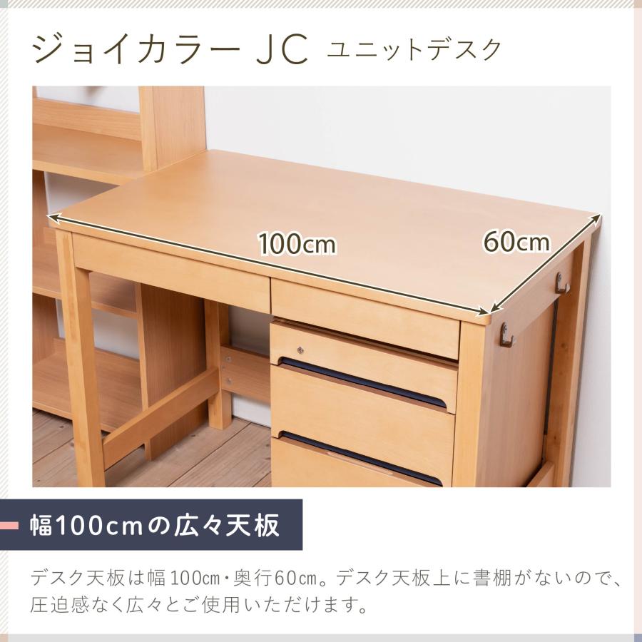 イトーキ（ITOKI） ジョイカラー ユニットデスク JC-S62BU 学習机 勉強