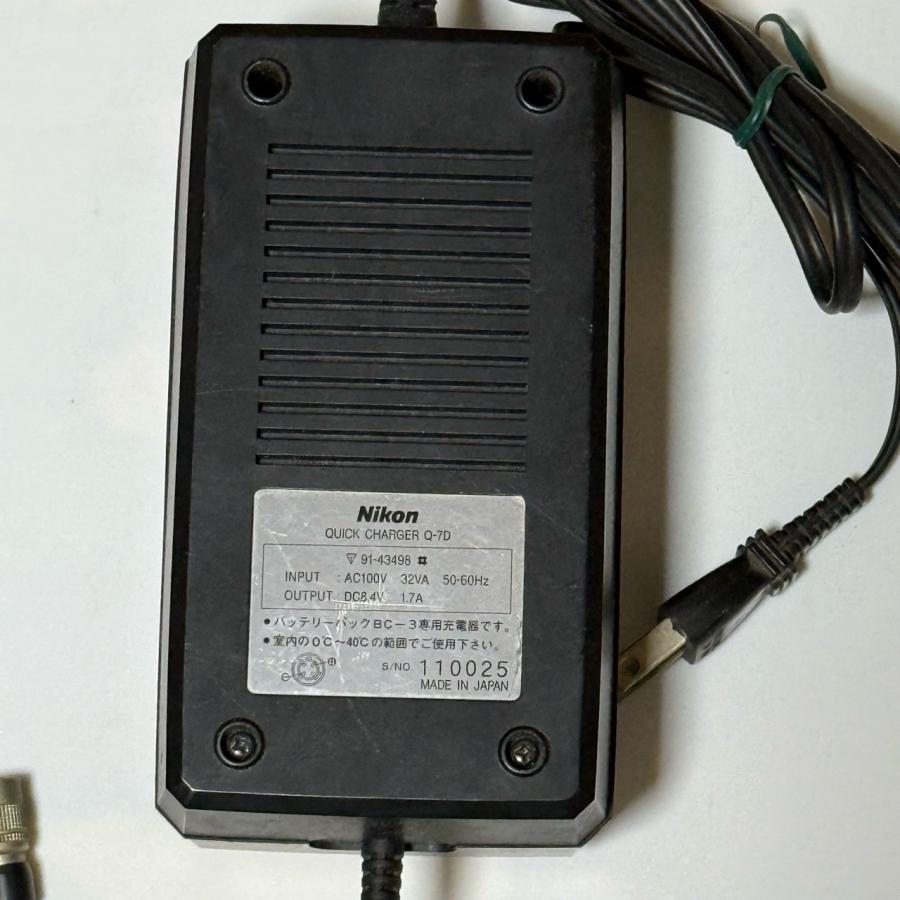 ニコンQ−7D急速充電器 純正品 : 測器バッテリードットコム - 通販