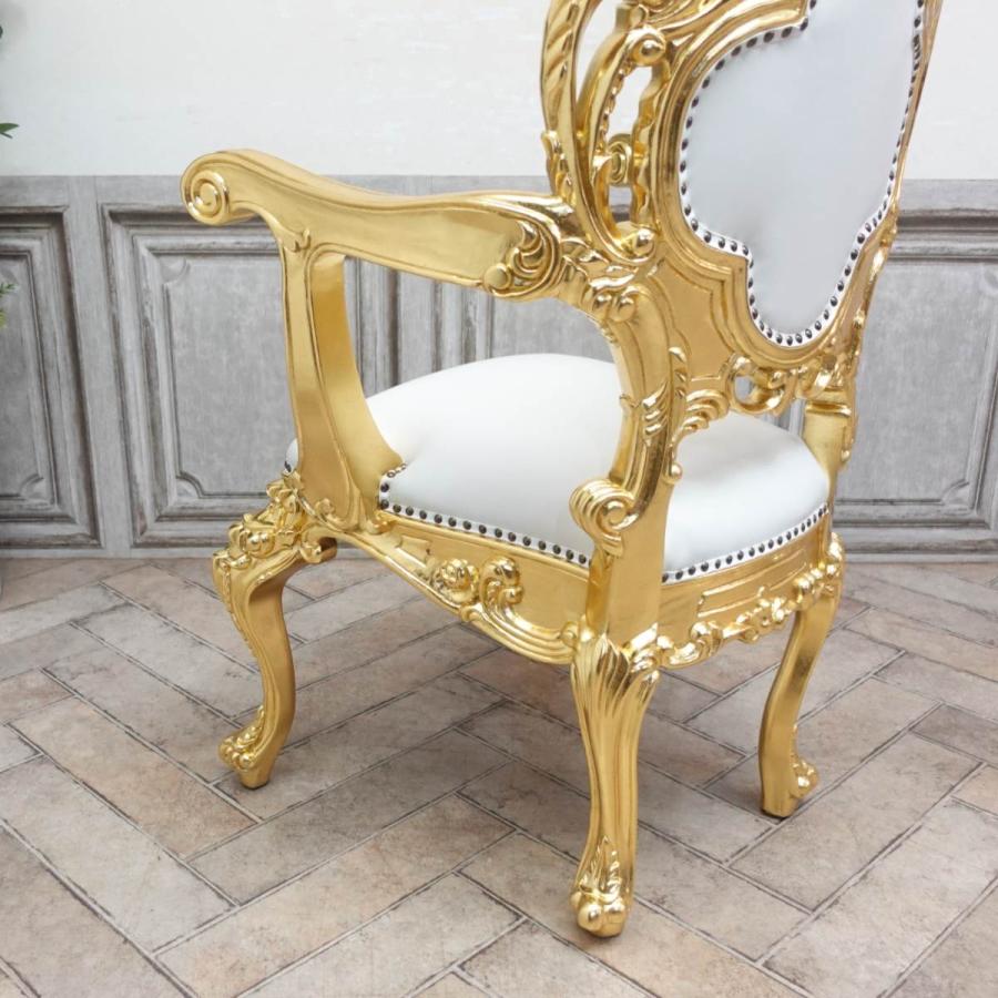 アームチェア 1人掛ソファ アンティーク ロココ調家具 バロック 王宮