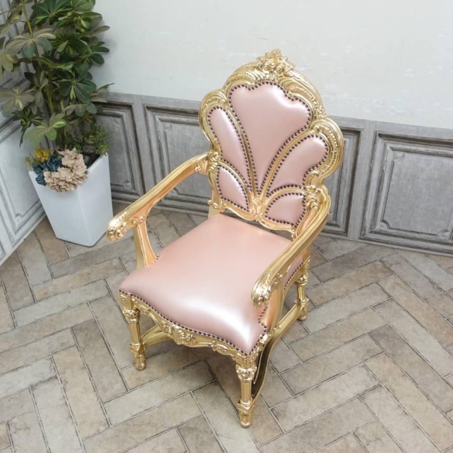 アームチェア 1人掛ソファ アンティーク ロココ調家具 バロック 王宮
