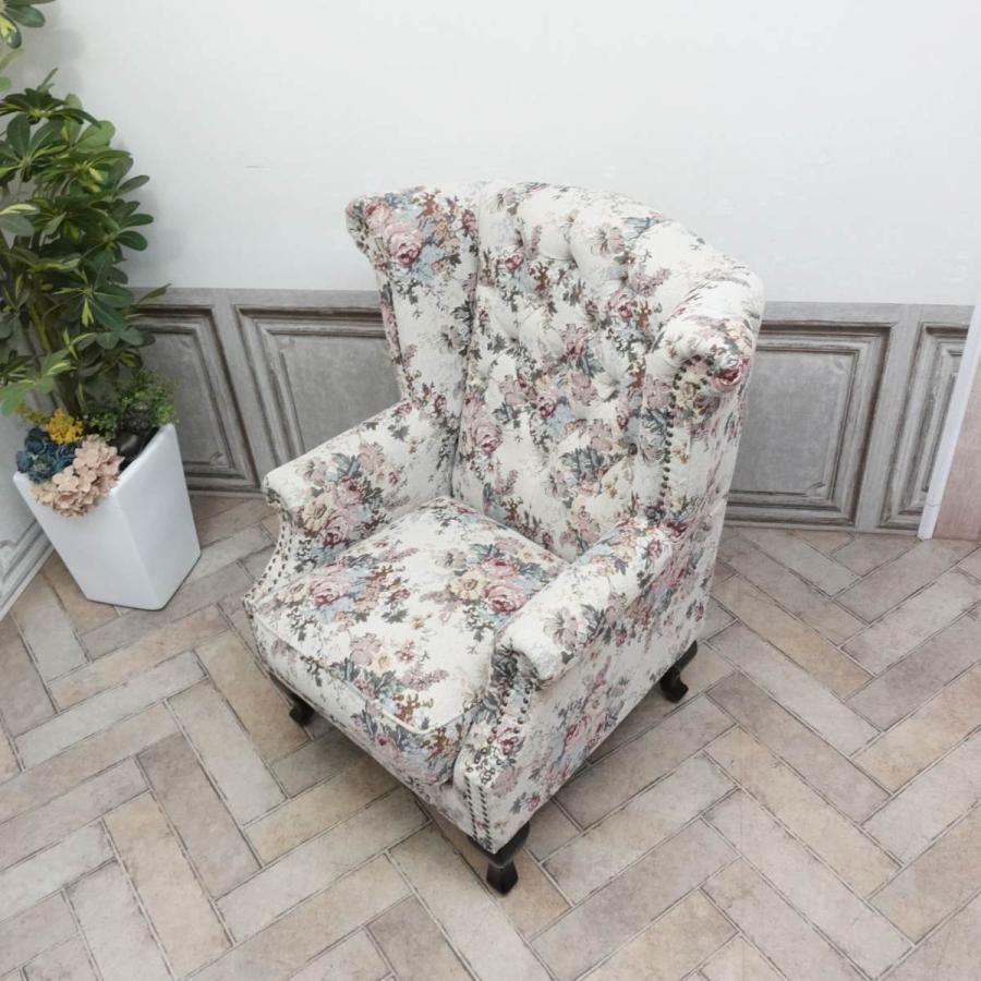 チェスターフィールドソファ 1人掛け 1P 一人 アンティーク ソファー