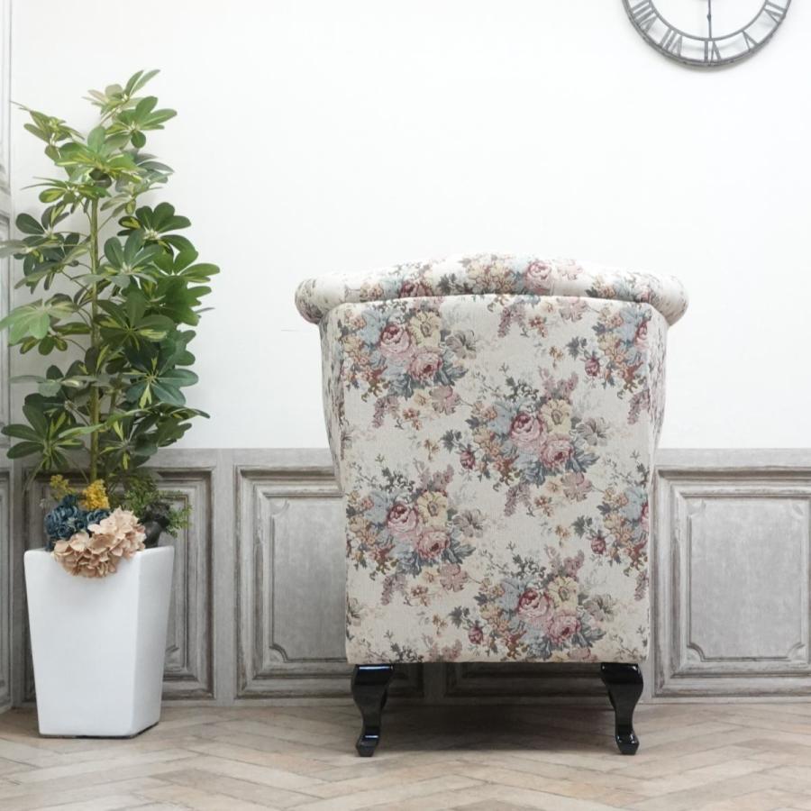 チェスターフィールドソファ 1人掛け 1P 一人 アンティーク ソファー