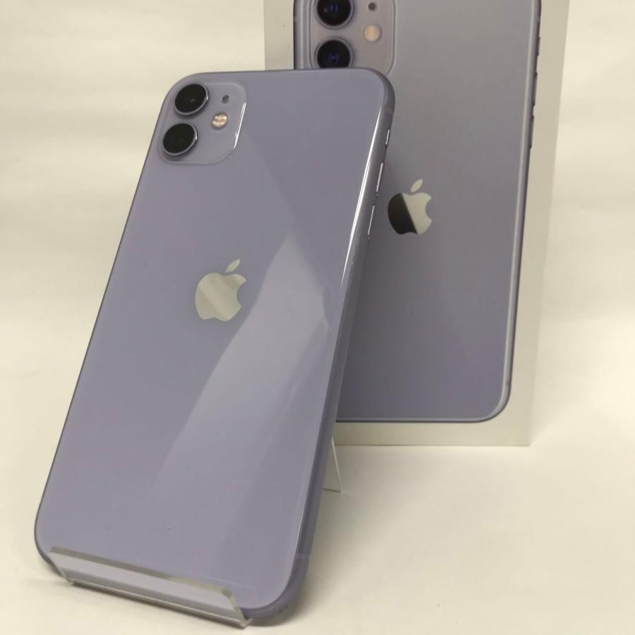 iPhone 11 【中古Cランク】iPhone11 128GB パープル バッテリー最大