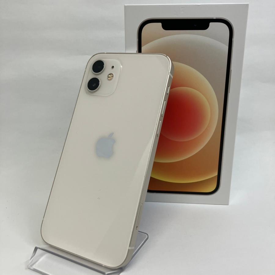 iPhone 12 【中古Jランク】iPhone 64GB ホワイト バッテリー最大容量78
