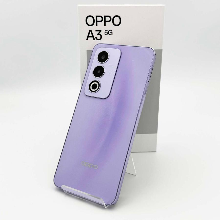 OPPO A3 5G (中古)美品 4G/128G パープル OPPO A 安心の1年保証！OPPO