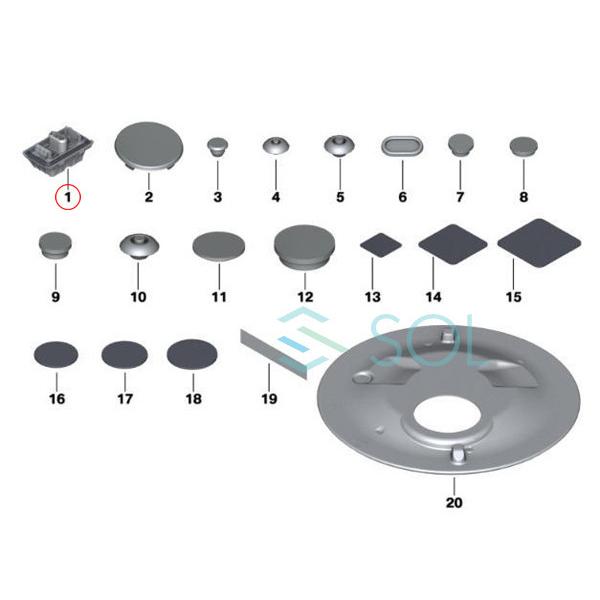 BMW BMW G16 F25 G01 F97 X3 ジャッキアップポイント リフトサポート