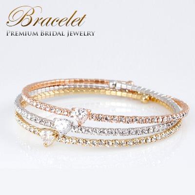 ラインストーン ブレスレット レディースジュエリーブレスレット