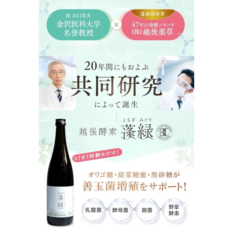 蓬緑 越後酵素蓬緑 2本セット 酵素ドリンク 越後酵素 蓬緑2本