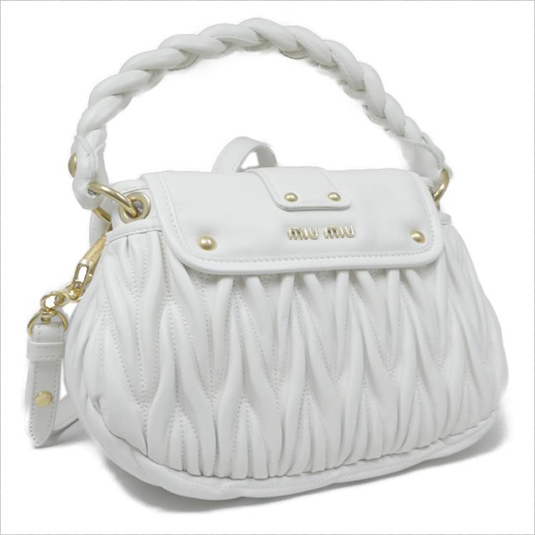 miu miu（ミュウミュウ） ショルダーバッグ マテラッセレザー