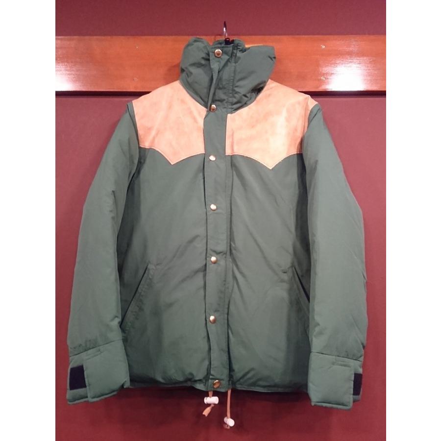 WAREHOUSE（ウエアハウス） レザーヨーク ダウンジャケット 