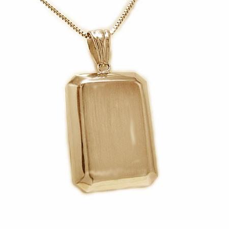 ロケット K18イエローゴールド ロケットペンダント 地金ロケット