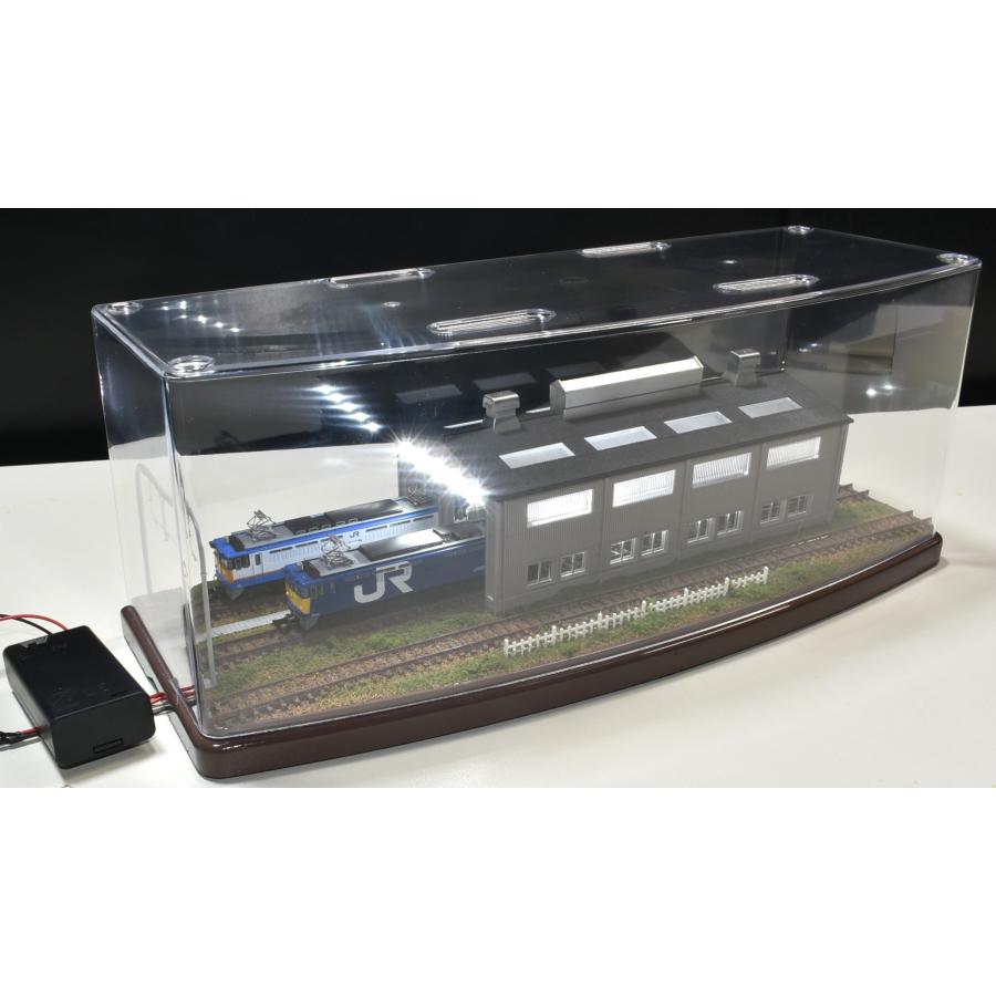 トミックス 鉄道模型 ジオラマ展示台 Nゲージ用 ケース付 TOMIX機関庫