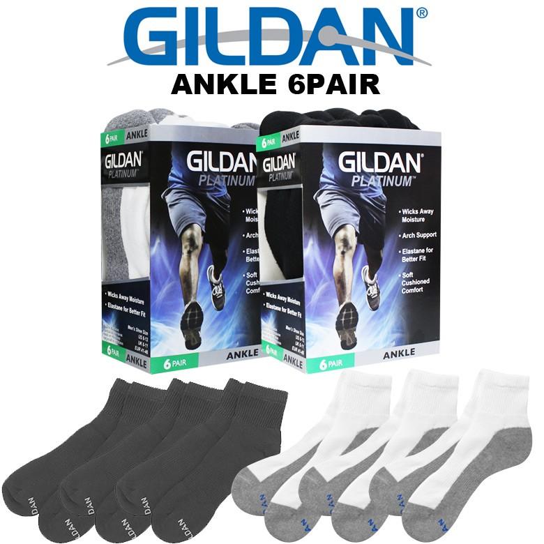 GILDAN SOCK ギルダン ソックス 6 PACK SOCKS 6足組 靴下 6-12
