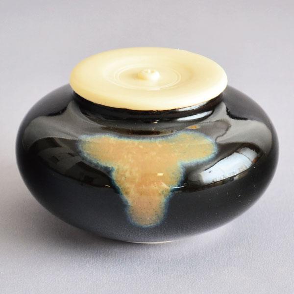 茶入 茶道具 内海茶入 稜華文錦(龍村裂・正絹仕覆・長緒) : 茶道具専門