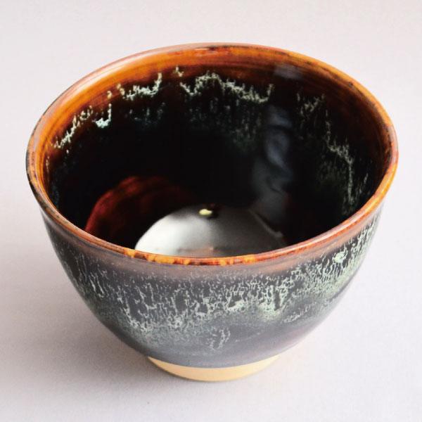 茶碗 茶道具 菰山窯 蛇蝎釉 茶碗 : 茶道具専門店 (有)菊池商店 - 通販