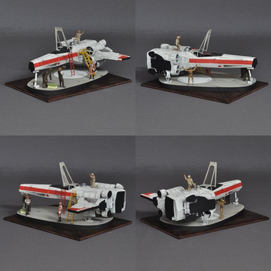 X-Wing Fighter Xウィング ：淺木紳士郎 塗装済完成品 1/48 : さかつう