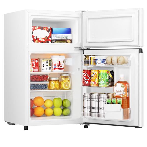 ハイセンス（HISENSE） 冷蔵庫 87L 右開き 2ドア HR-B91HW ホワイト