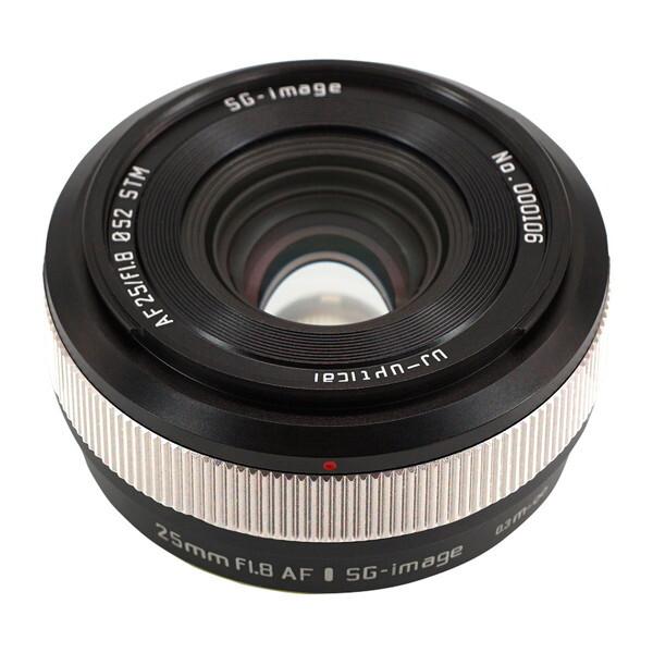 SG-image AF 25mm F1.8 富士フイルムXマウント APS-C シルバー 単焦点