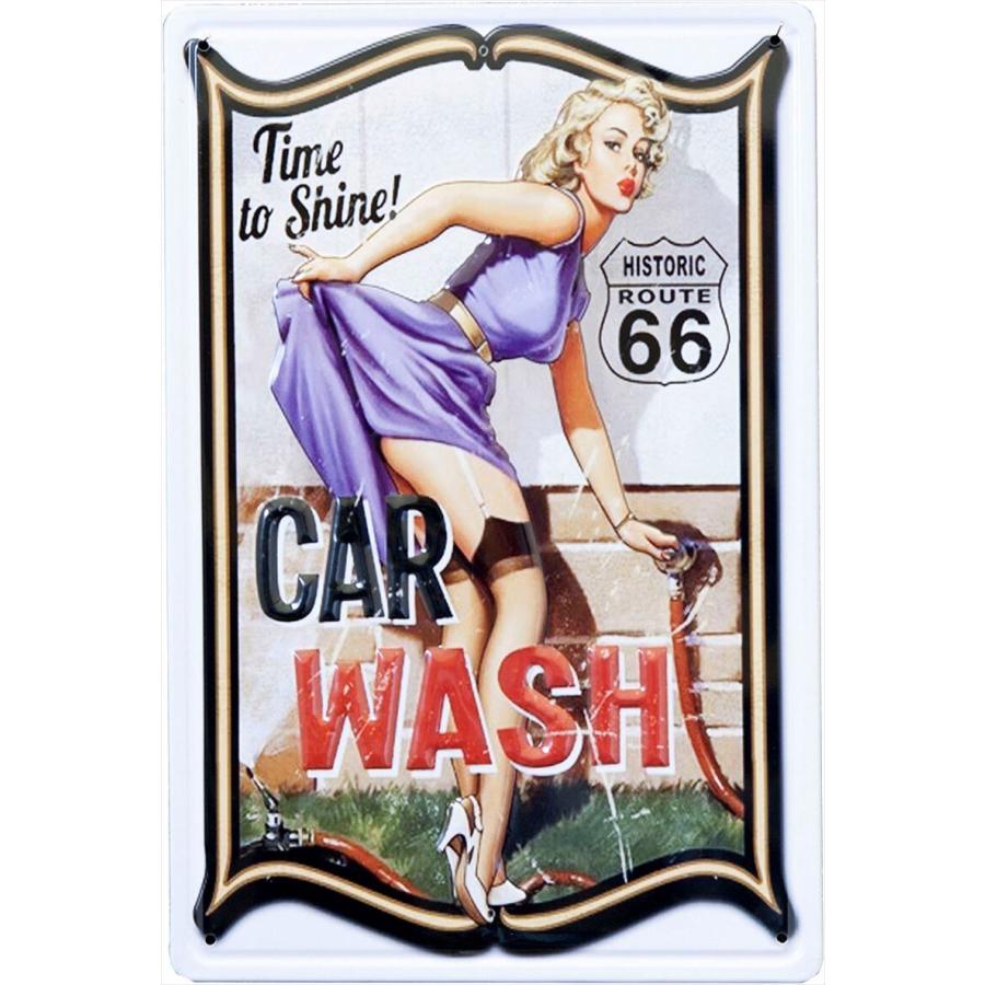 アメリカン レトロ ブリキ看板 アメリカン雑貨 アンティーク ROUTE66