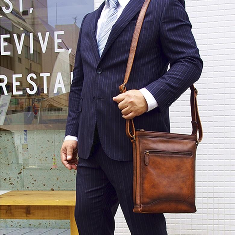 LUGARD（ラガード） ショルダーバッグ メンズ 斜め掛け ブランド 本革