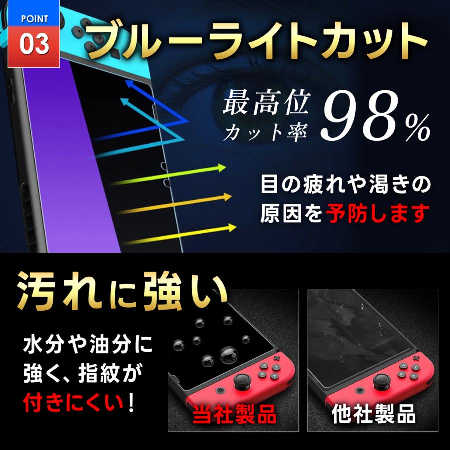 Nintendo Switch 発売記念価格 任天堂スイッチ 画面保護フィルム 有機