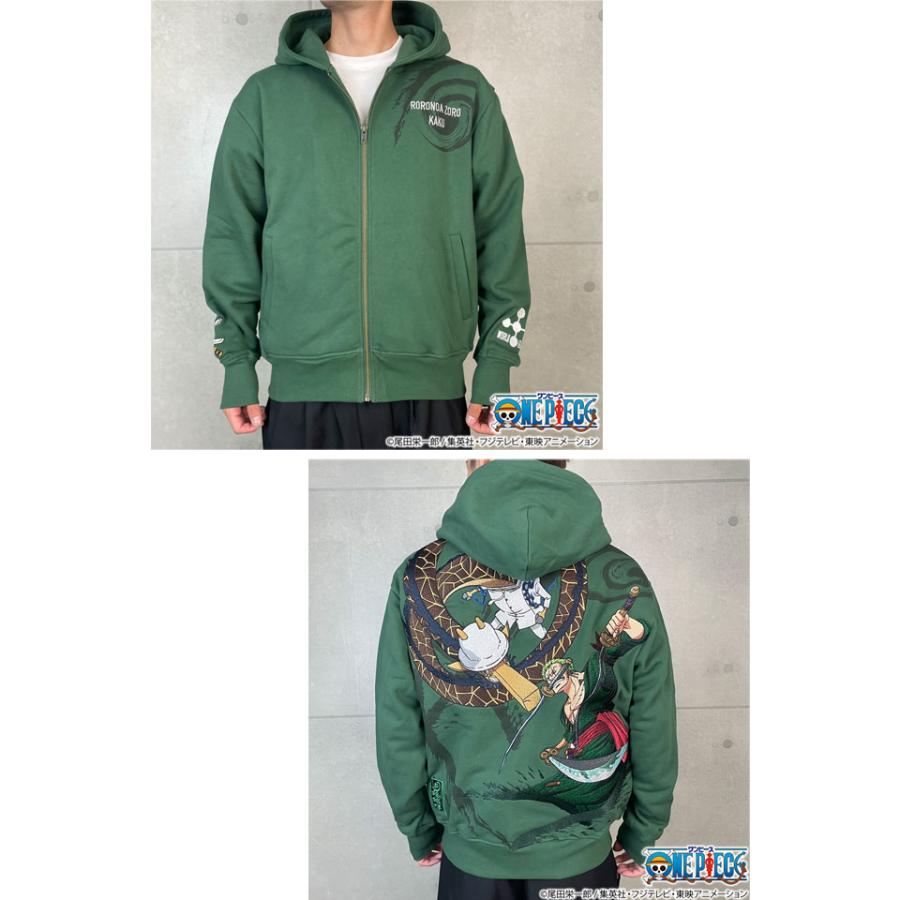 絡繰魂×ONE PIECE 決戦パーカー「ゾロVSカク」 絡繰魂 253002 和柄