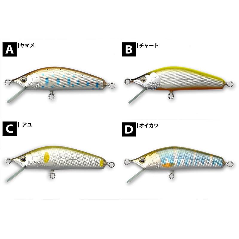 ブリンク オリジナルルアーズ シンキングミノー BLINK50飛燕 S型