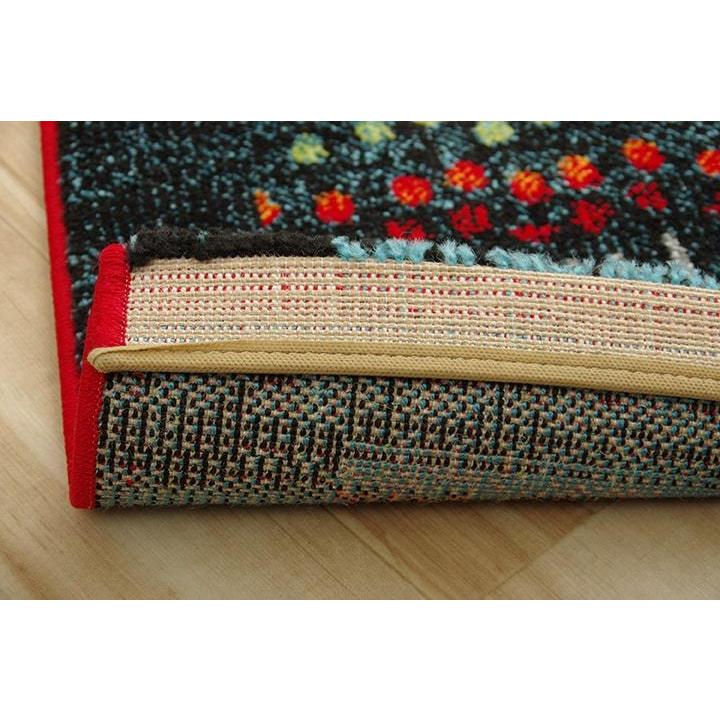 ギャベ 柄 ギャッベ トルコ 製 ウィルトン 織り 200×250cm 3畳 ホット