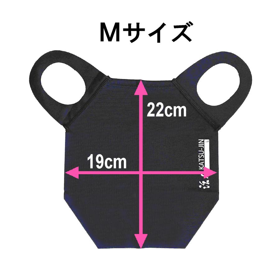 剣道用 活人クール面マスク 松勘工業製 サイズM・L カラーブラック